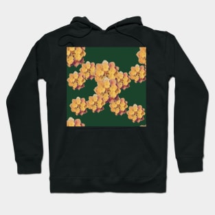 Spring into a Yellow flower pattern Hoodie